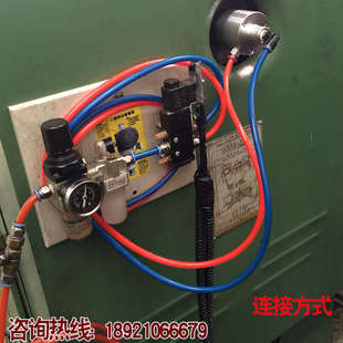 半通孔三爪气动卡盘夹盘器机车床数控夹头具KB130160200250全钢