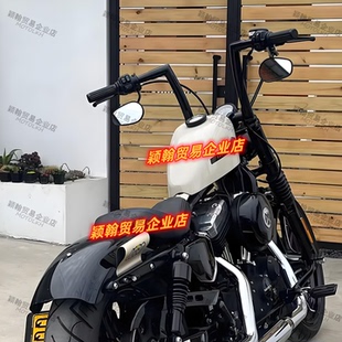 适用哈雷街霸883X48肥仔路王突破者路威改装1.5英寸加高车把高把