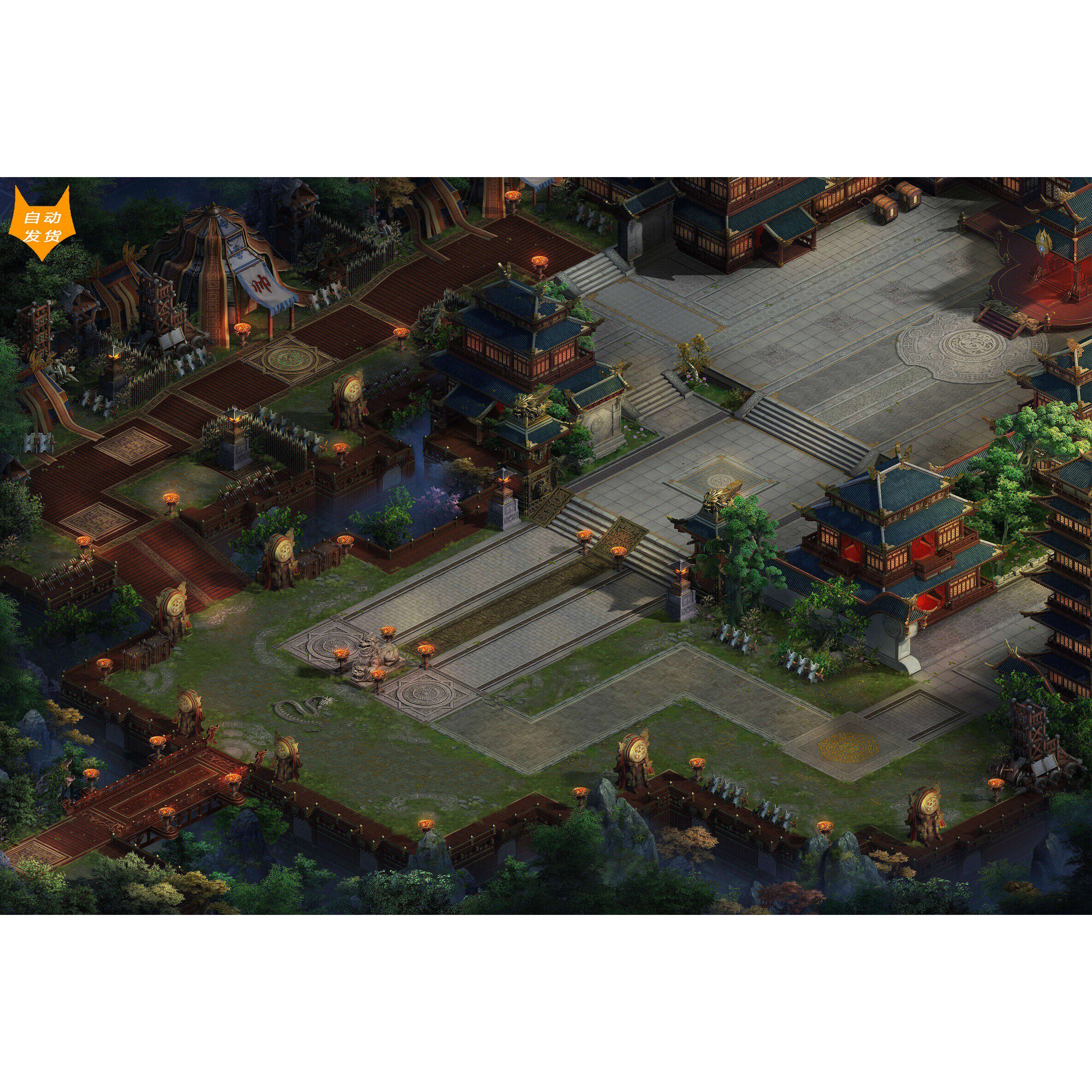 [2D素材] 武神赵子龙 场景地图分享 10P图片