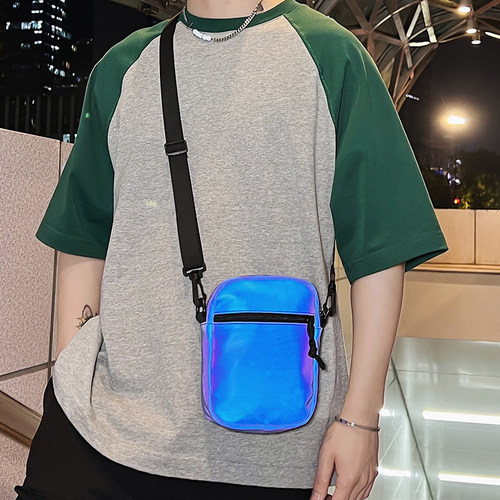 BOBIT潮流反光时尚小挎包