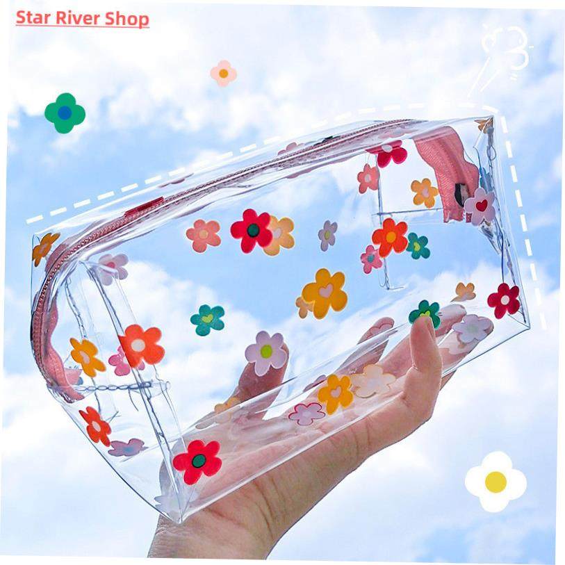 Big Waterproof Transparent Pencil Case PVC Stationery Gift G