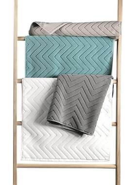 Bath Mat Towel Cotton Thick Slip-resistant Doormat Absorbent