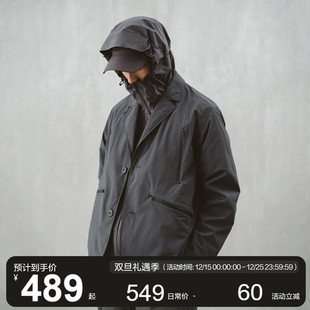 特氟龙三防多口袋日系户外休闲夹克 外套男秋季 MOSEALAND 机能西装