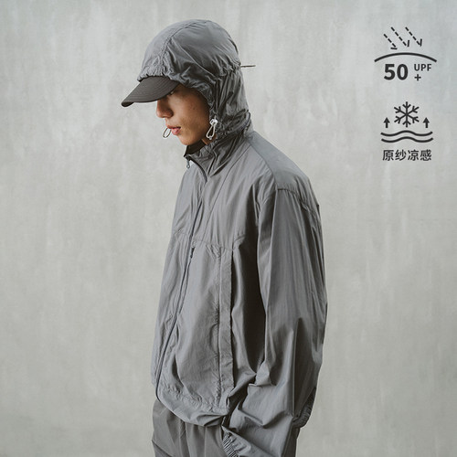 MOSEALAND凉感可收纳帽防晒服