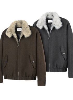 DESERTO 50%羊毛1500G狼毛毛领新雪丽填充“一件过冬”座山雕棉服