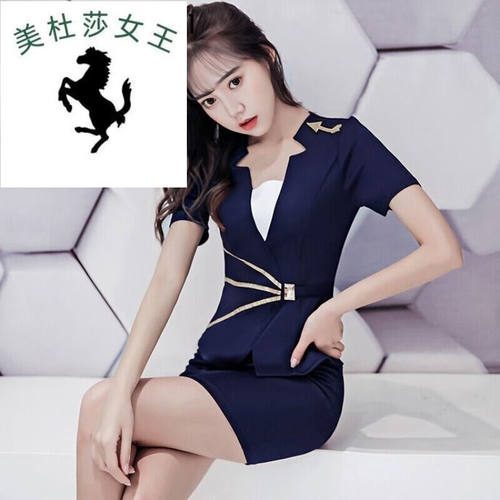 汇诗尚足疗店技师工装女春季足浴养生会所洗脚城技师工作服按摩性
