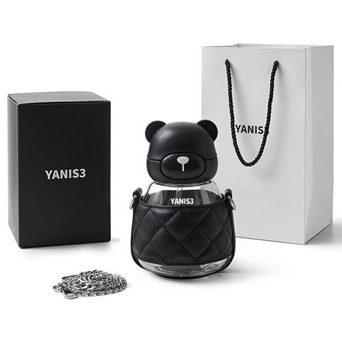 YANIS3塑料水杯大肚杯子学生单肩杯子吸管水杯女生生日礼物女生礼