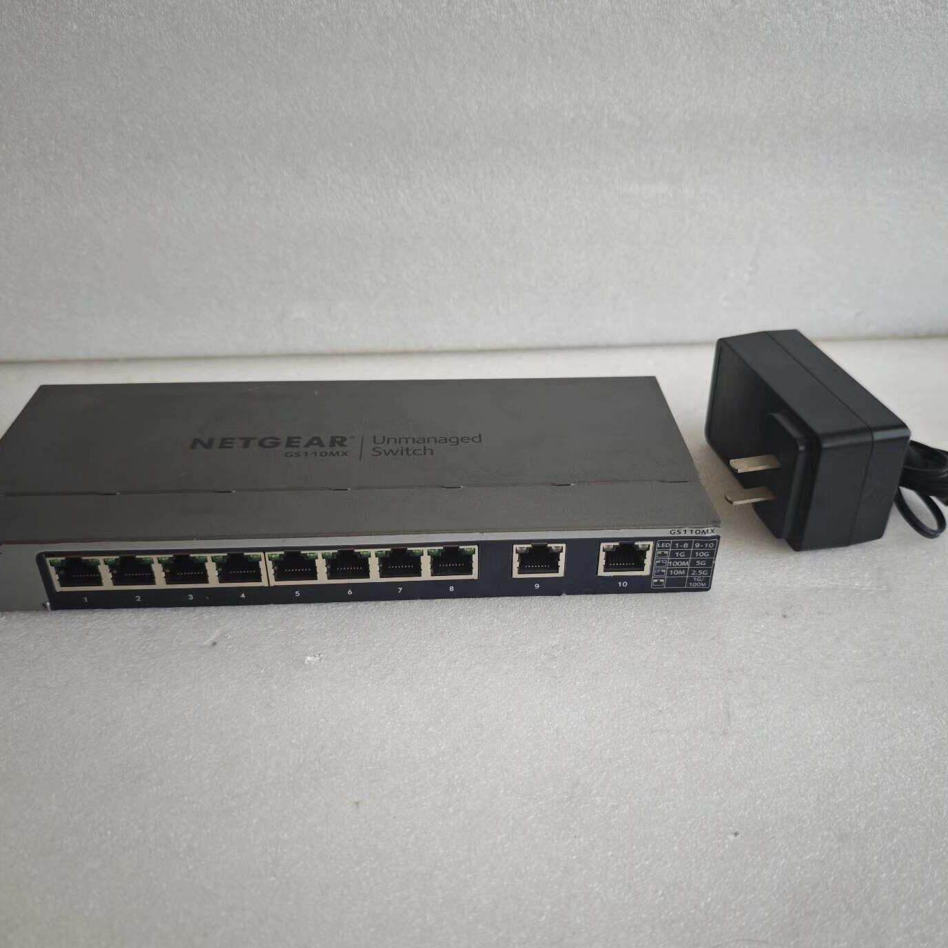 美国网件/NetGear GS110MX 10口万兆上行交换