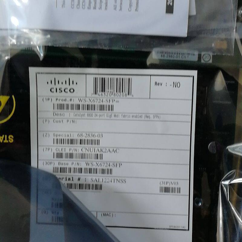 Cisco ws-x6724-sfp 模块 工程