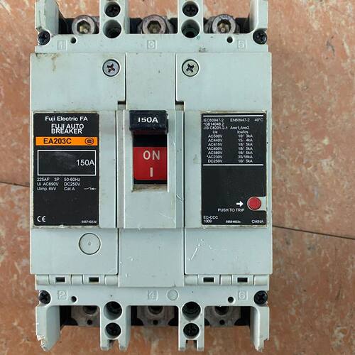 塑壳开关型号EA203C150A3P适用于AC电