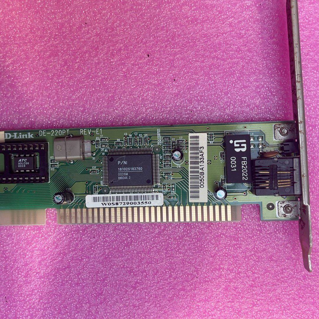 D-Link DE-220PT ISA接口网卡 拆机品 成色