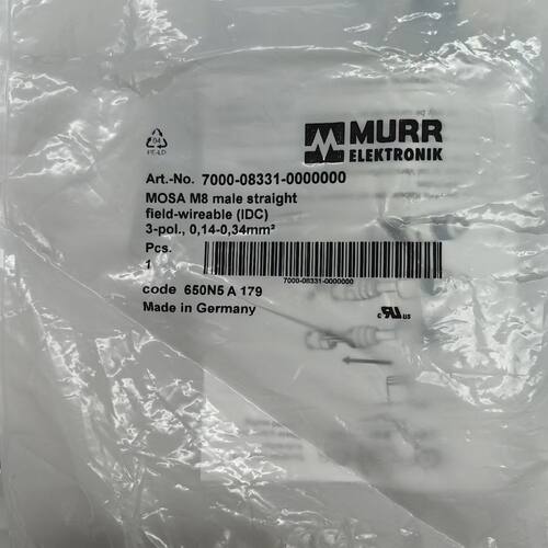 MURR穆尔连接器7000-08331-0000000原