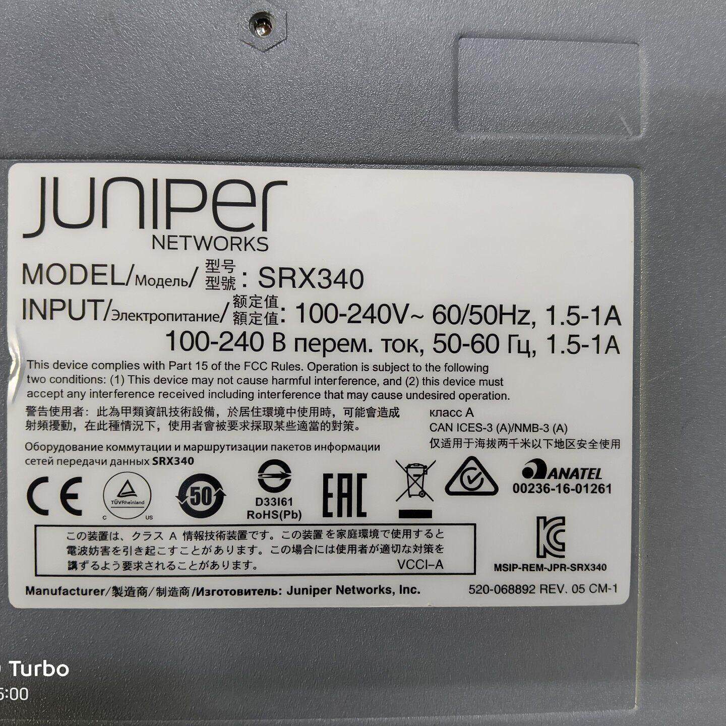 Juniper SRX340防火墙 拆机 还可以 有