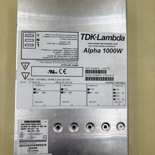 TDK-Lambda Alpha 1000W电源 CWD10