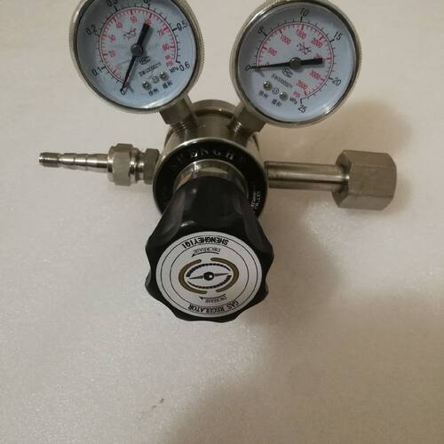 双级不锈钢减压阀G58W21.8右旋氧氢氮氩氦调节减压器