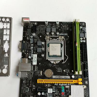 拆机映泰H110主板+5-6402P+金土顿8g(ddr4