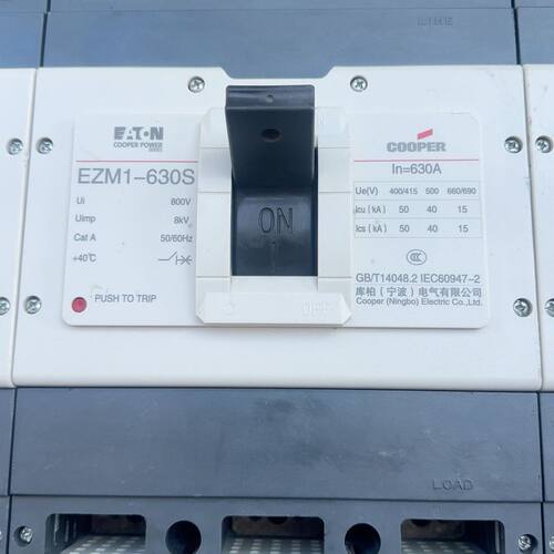 EATON塑壳断路器EZM1-630S3P630A