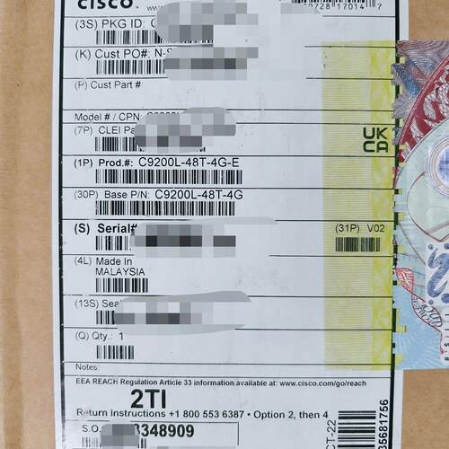 Cisco C9200L-48T-4G-E行货