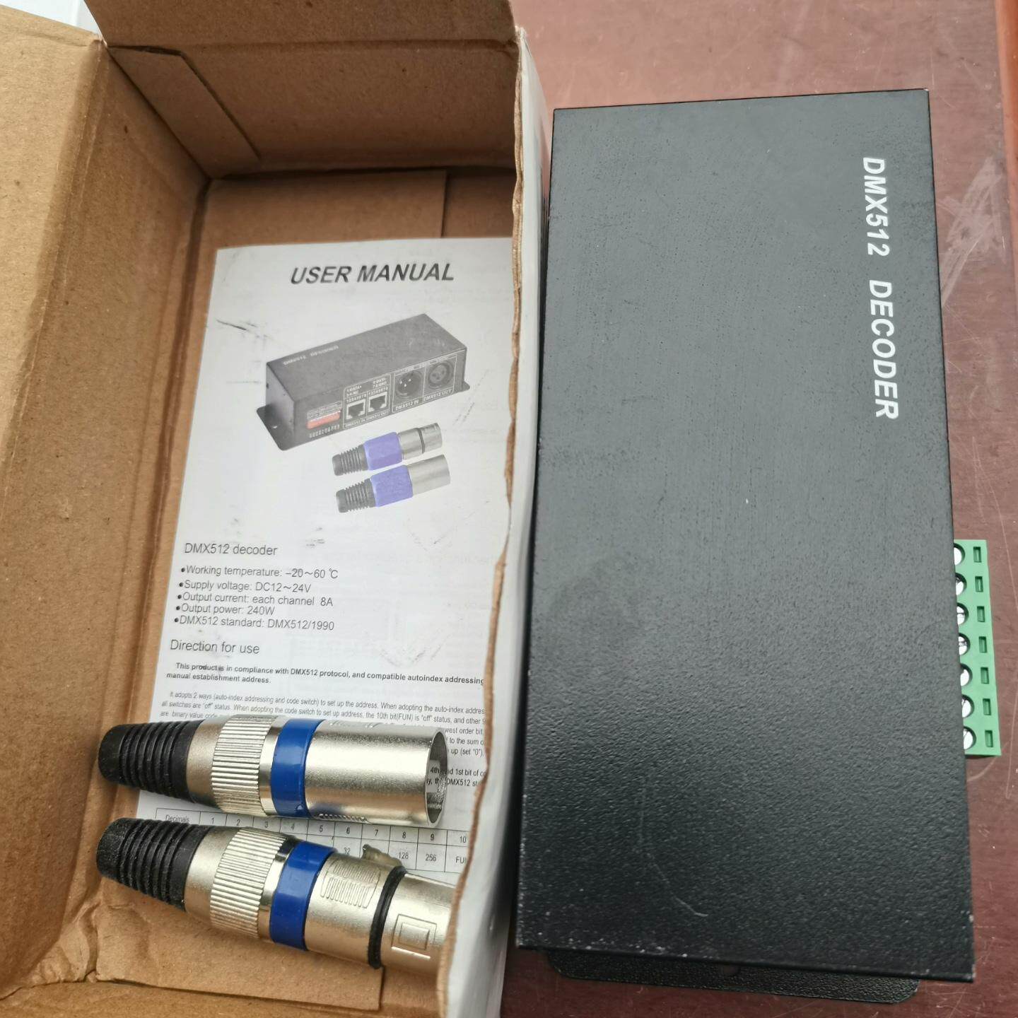 DMX512控制器 三通道 RGB灯带解码器 5个 见图