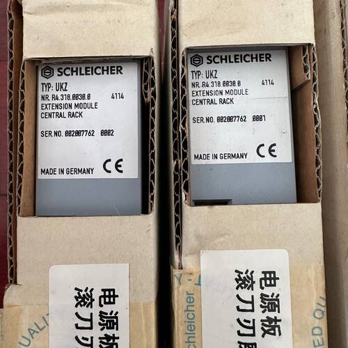 SCHLEICHER 施莱西尔 TYP：UKZ 电源模块