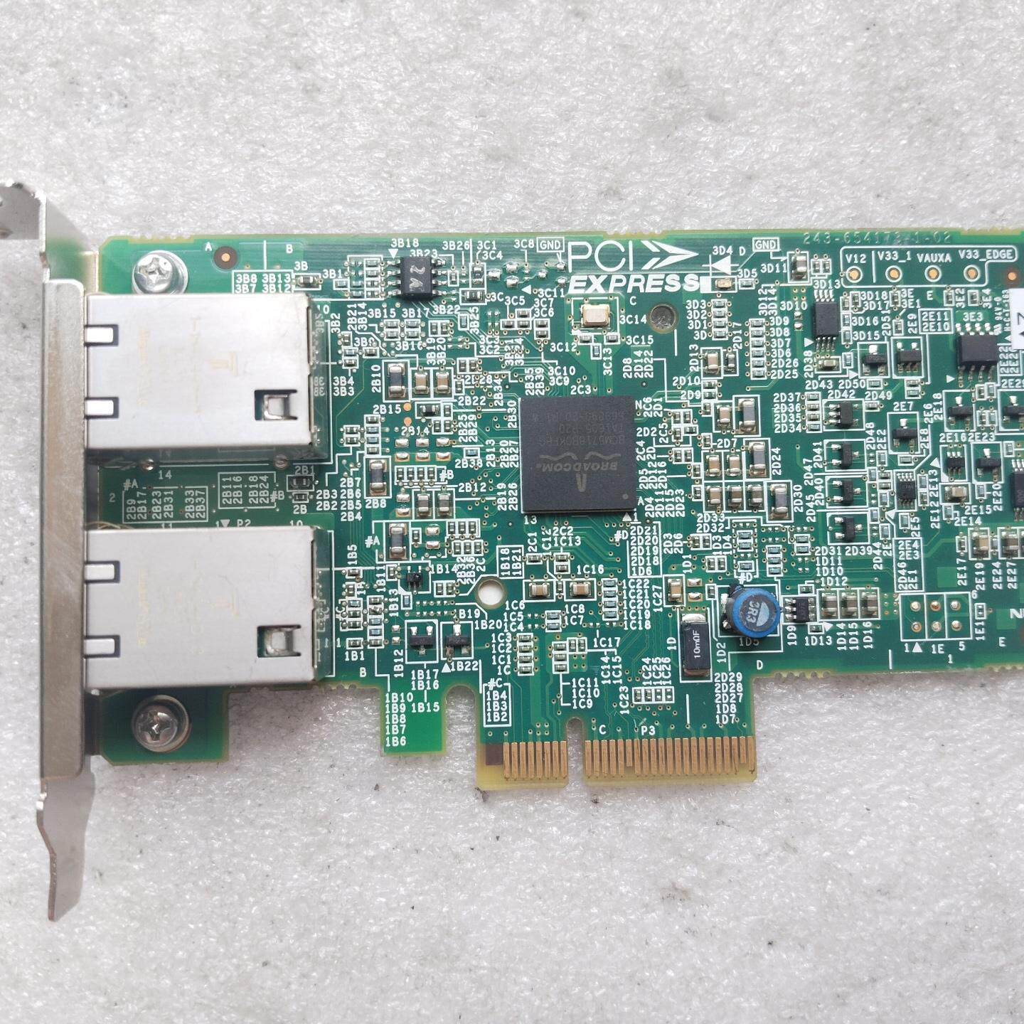 NEC BCM5718双口千兆网卡 PCI-E接口 型号N8