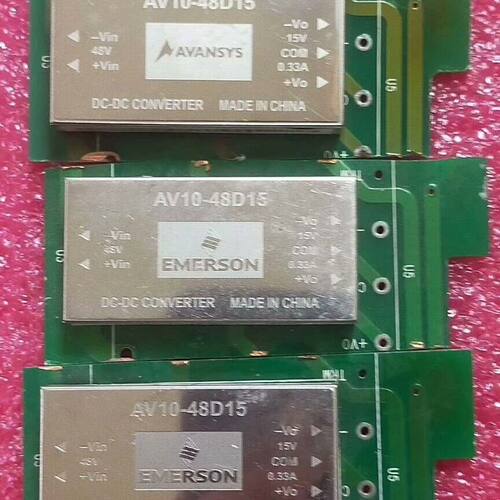 AV10-48D15 EMERSON艾默生隔离电源模块