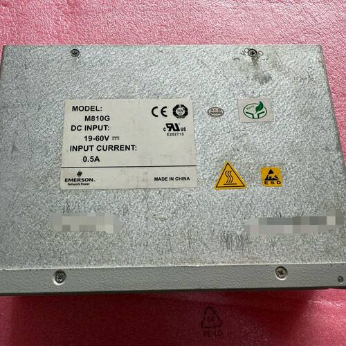 艾默生M810G监控模块 输入电压19-60V 输入电流0.