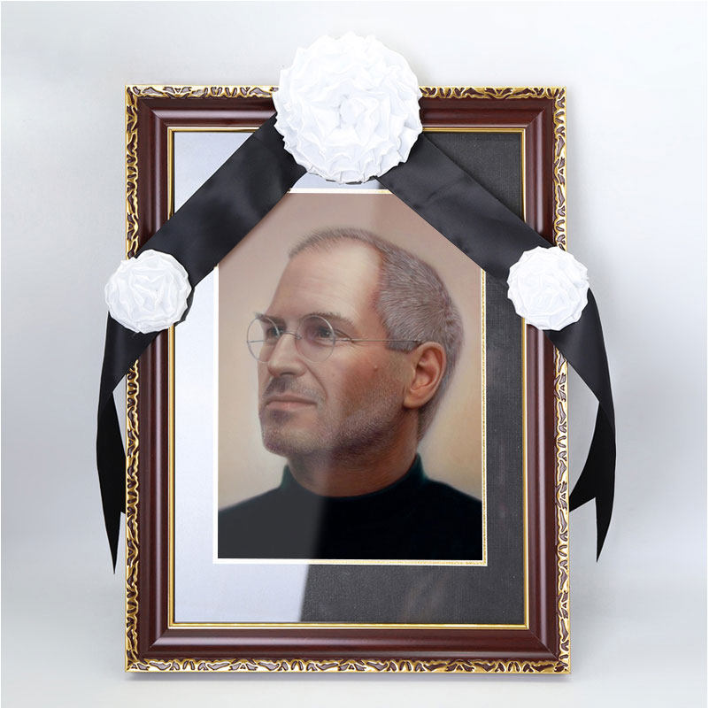 灵堂布置全套背景布装饰白事殡葬用品大全蜡烛陶瓷香炉遗像框黑花