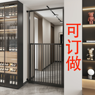 安全栅栏免打孔宠物围栏防猫门栏猫咪狗栅栏隔离门栏护栏防跳笼子