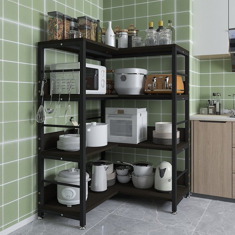 厨房家用置物架落地多层微波炉碳钢架烤箱锅具架子多功能货架转角,厨房/烹饪用具,微波炉置物架,淘宝优惠券,粉丝福利购,淘宝优惠卷