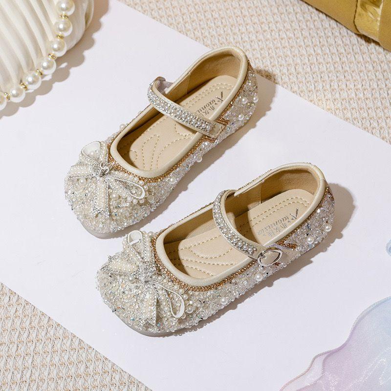 女童公主鞋春秋2025新款