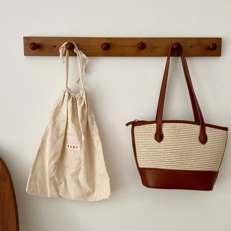 花缘梓复古墙面打孔挂衣服挂衣钩进门玄关墙壁实木壁挂木质挂衣架,收纳整理,挂钩/粘钩,淘宝优惠券,粉丝福利购,淘宝优惠卷