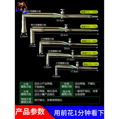 皮老虎汽油焊枪套装纯铜大火枪黄铜喉火吹金银铜焊接打金工具打银