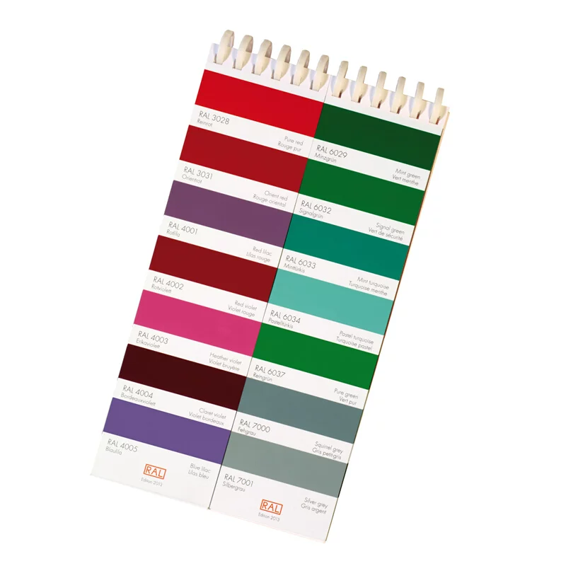 RAL Color Card Стандарт Международная цветовая карта RAL-K1