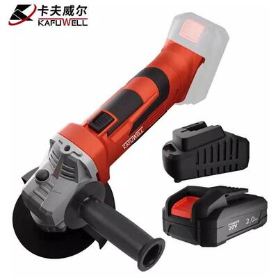 卡夫威尔20V锂电角磨机 角向磨光机切割打磨抛光机PA4225F-Y-2S-1
