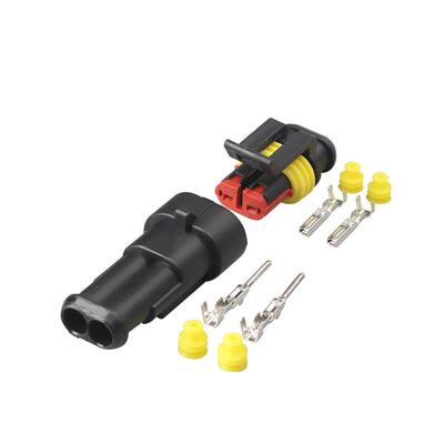 DJ7021-1.5-11/21汽车防水连接器2p AMP接插件 282104-1 282080-1