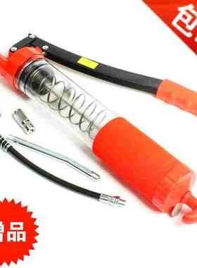 包邮黄油枪手动600CC透明可视黄油枪注油枪润滑工具