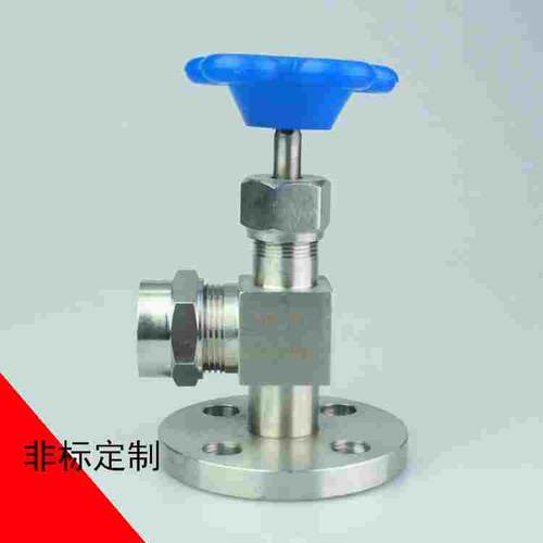 不锈钢法兰考克JX49W/H304/201不锈钢水位计开关液位计针形截止阀