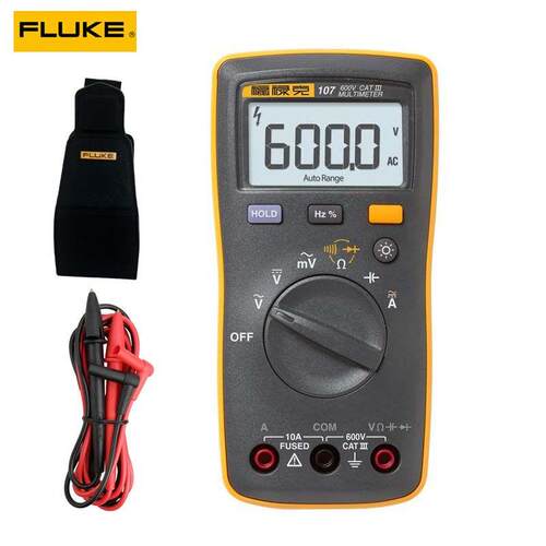fluke福禄克101万用表数字101kit 106 107 高精度袖珍全自动迷你