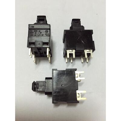 英国ARCOLECTRIC ENGLAND 吸尘器按钮4脚自锁开关 12A250VAC 全新
