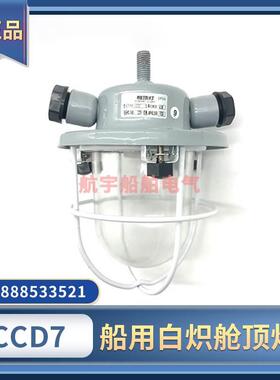 船用白炽舱顶灯CCD7钢质防水甲板走道货仓舱室夜间照明灯具E2760W
