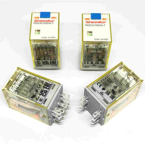 申乐RKE2C0024LT RKE4CO024LT 24LTD底座SYF08A SKF14A-E继电器