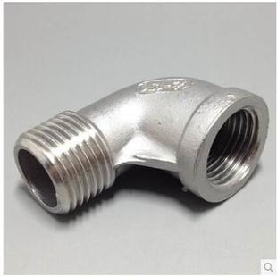 不锈钢内外丝弯头 四分 DN15 DN20 DN25 DN32 DN40