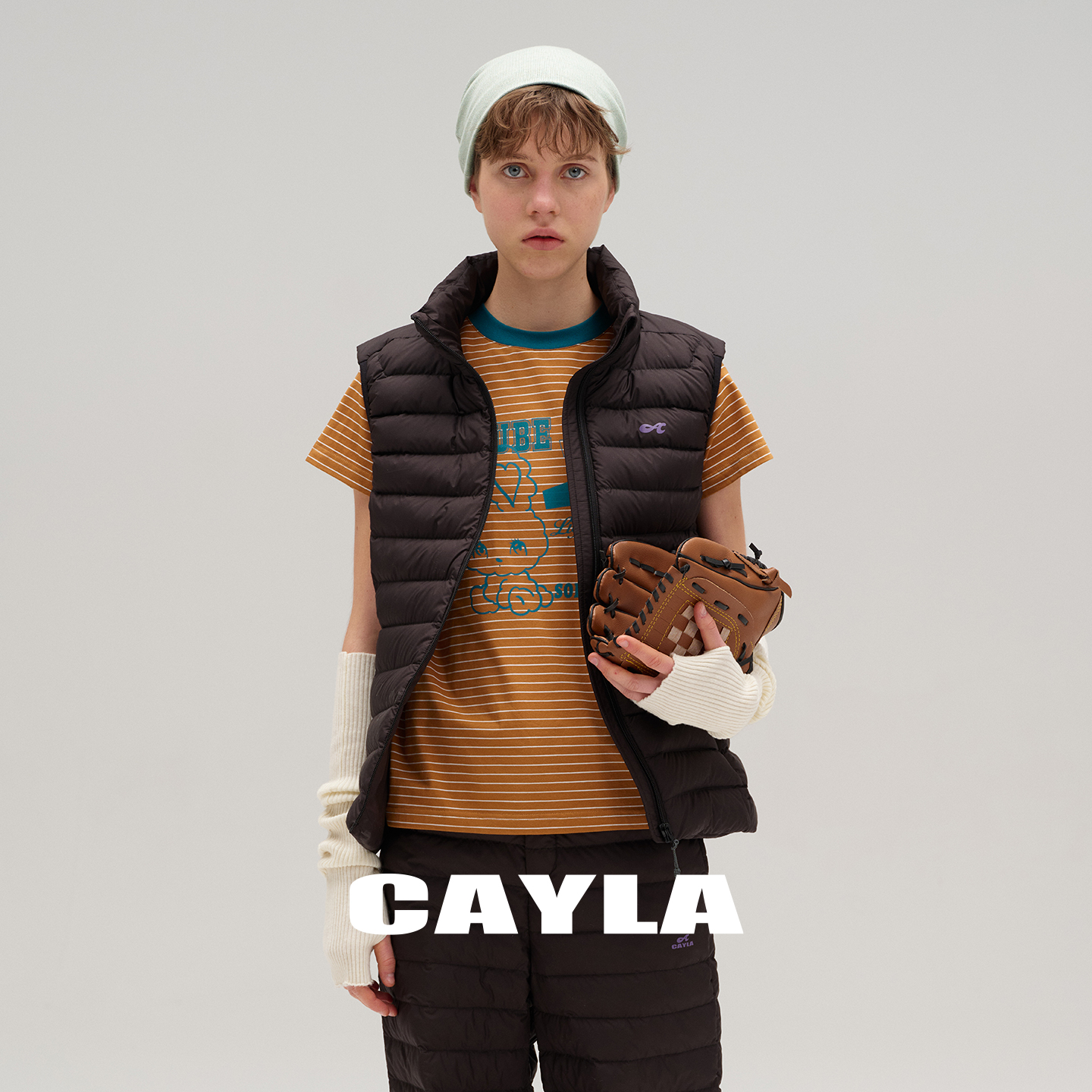 CAYLA超轻无胆羽绒沙漏马甲