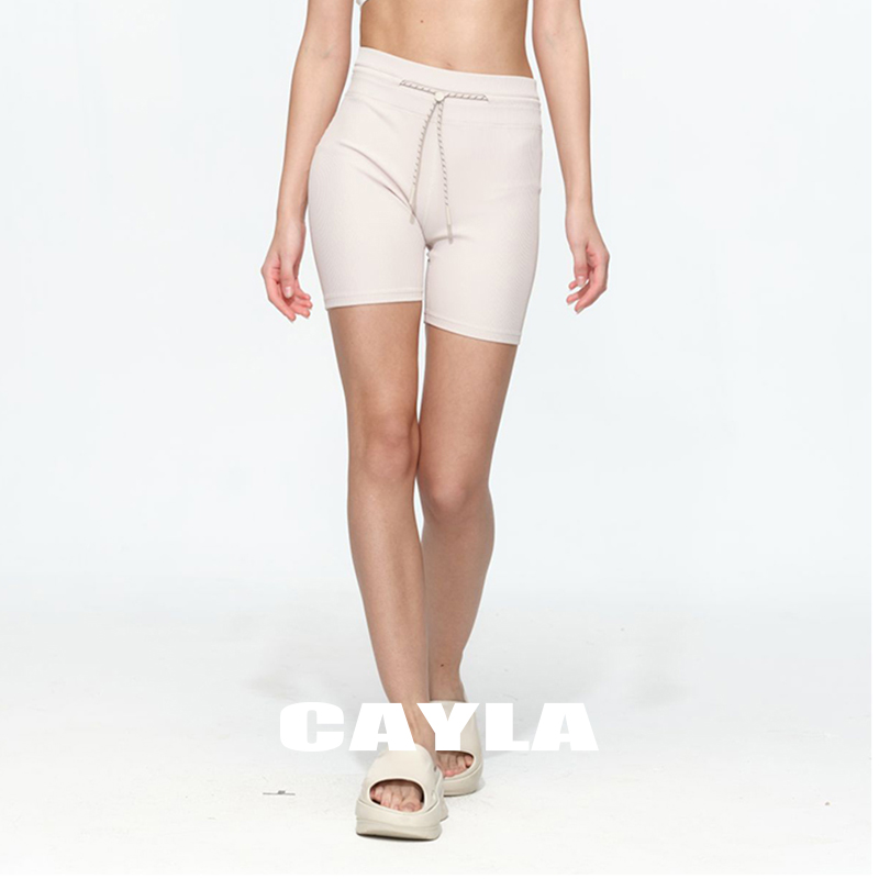 CAYLA春夏不卷边三分短裤