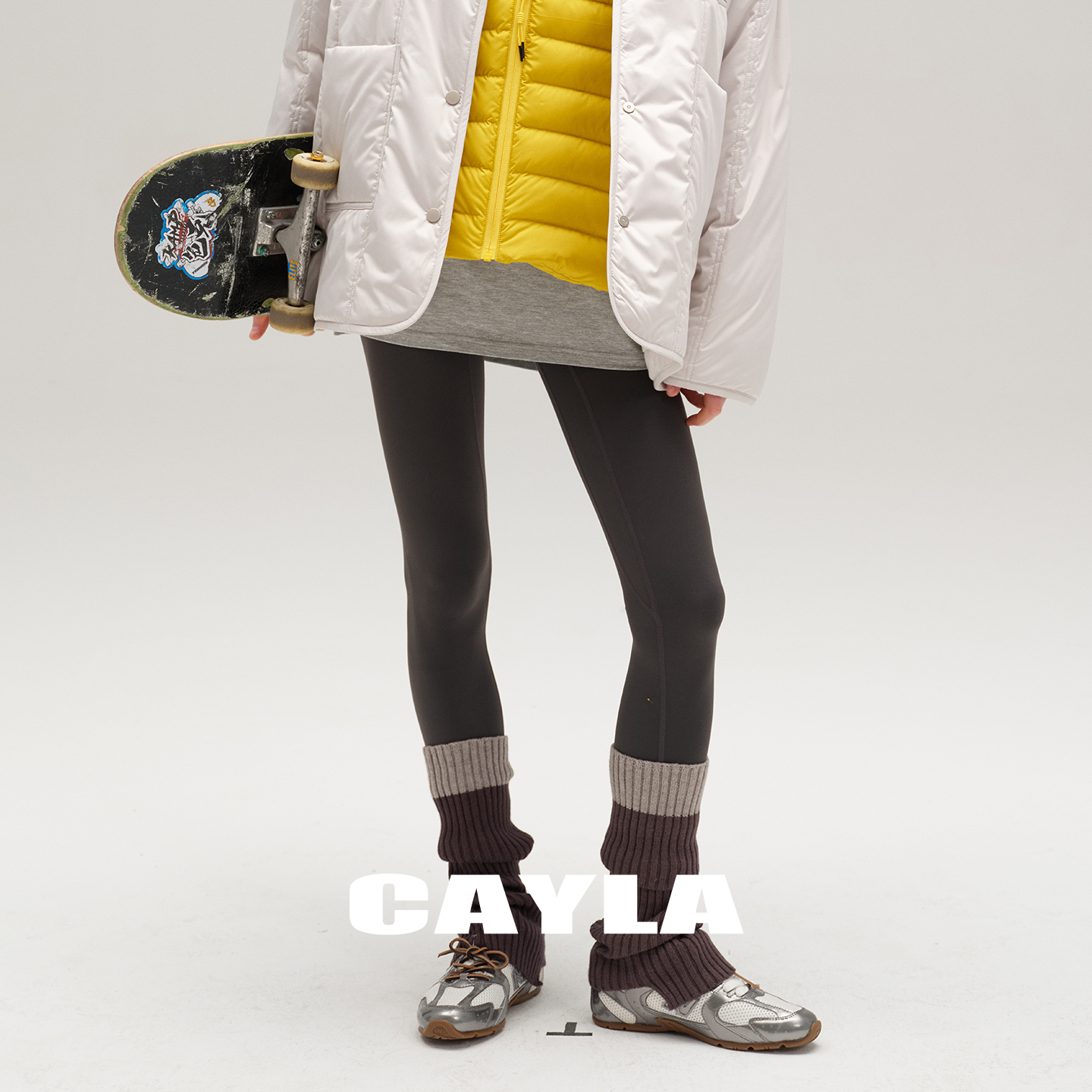 CAYLA高腰裸感九分紧身瑜伽裤