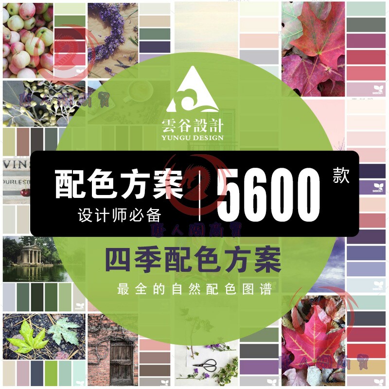 PS设计配色素材颜色搭配色卡实物配色方案色彩搭配分色平面排版