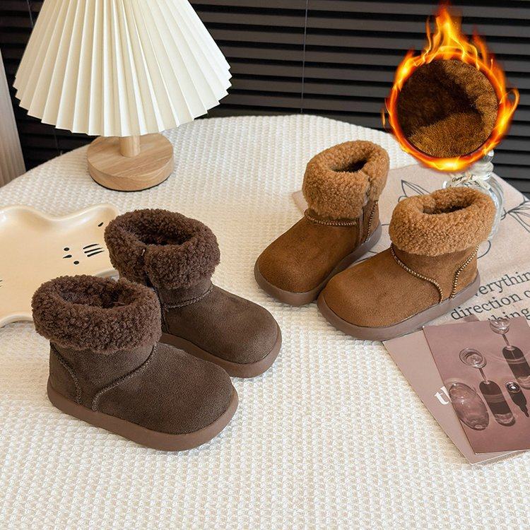 2026情荐潮流儿童短靴冬季新款女童加绒加厚短筒棉鞋保暖勃肯靴,运动鞋new,童鞋/青少年鞋,淘宝优惠券,粉丝福利购,淘宝优惠卷