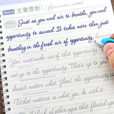 english cursive writing Practice calligraphy Writing英语练字