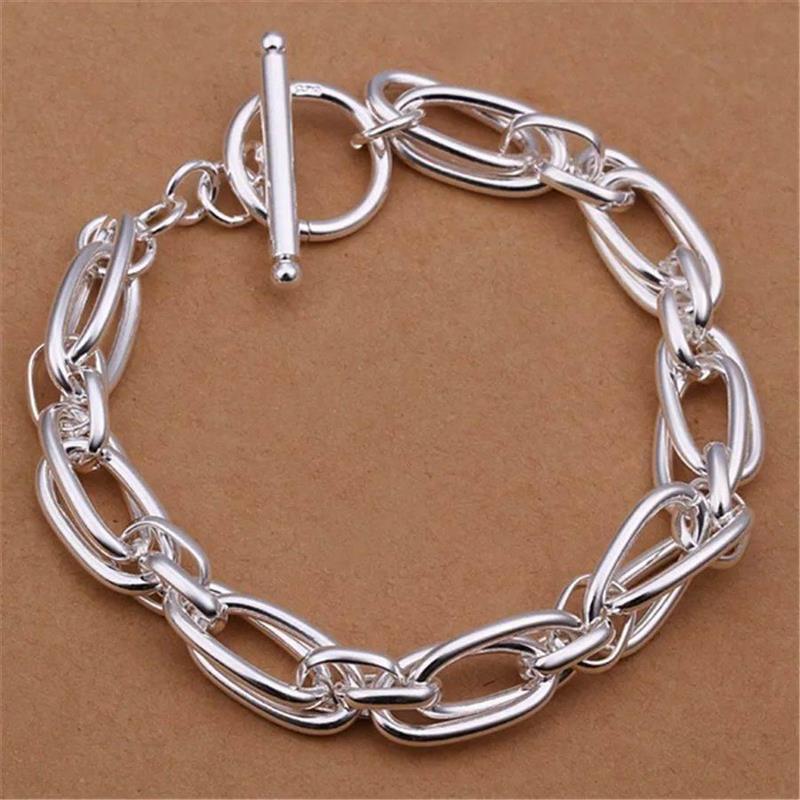 Wholesale for Men Women Chain 925 Sterling Silver Bracelets